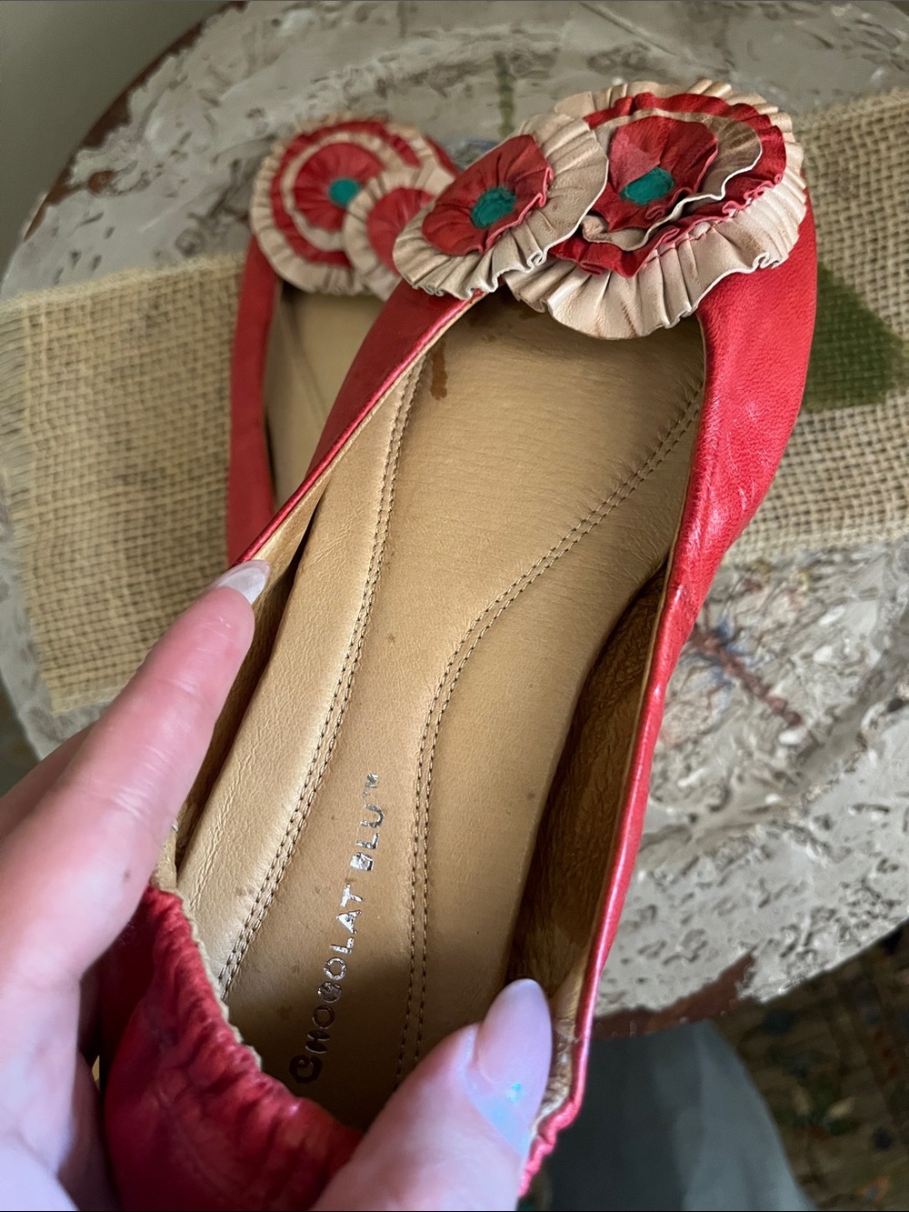 Red flats - Picture 5 of 5